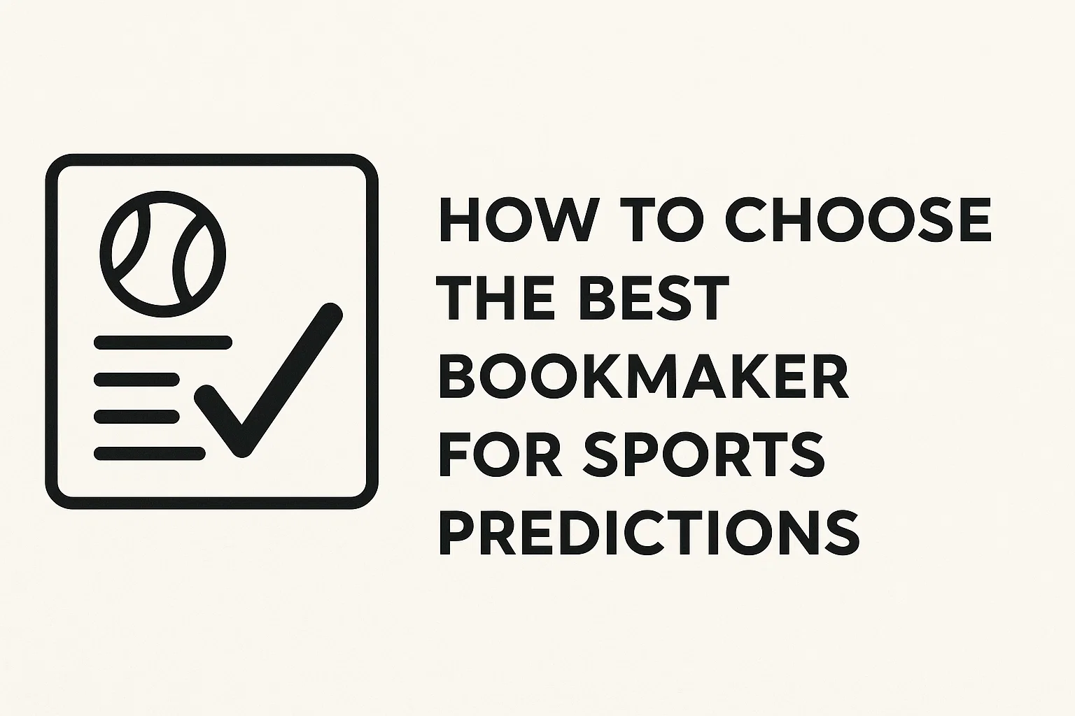 How to Choose the Best Bookmaker for Sports Predictions